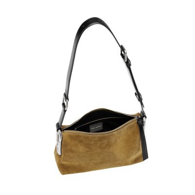 THE SCENE MEDIUM SHOULDER BAG IN SUEDE